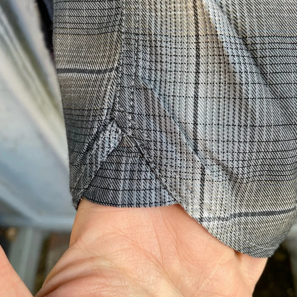 Ted Baker blue plaid “ Buldate tapered fit” buttondown, Ted  size 3 (medium) - Picture 7 of 12